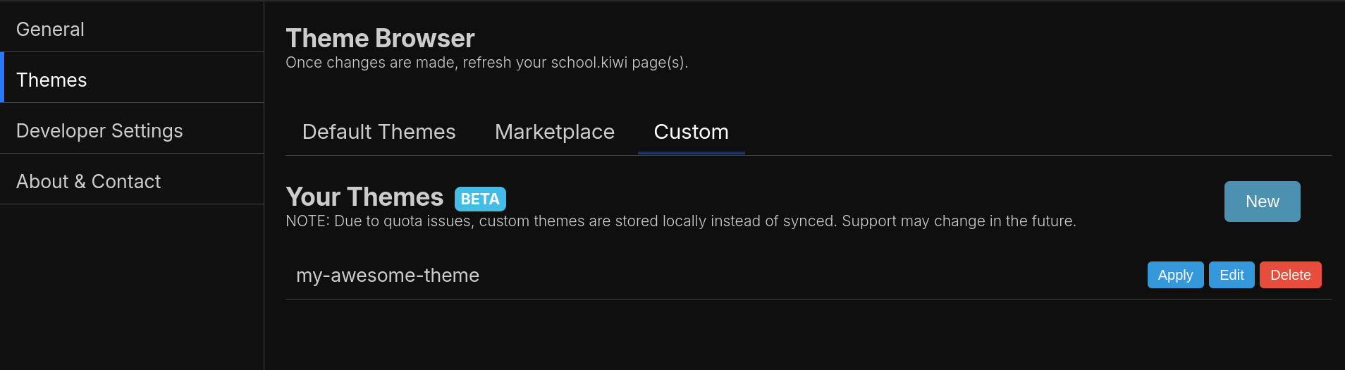 🏄 Creating Custom Themes | BetterKMR Docs
